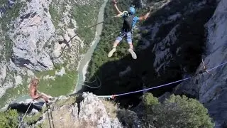 Gorges du Verdon - Rope jump 240m
