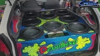 Gravei um Celta com 8 graves Diamond bass na Devoluxo😎🔊 ficou forte💎