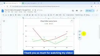 How to make a line graph in Google Docs