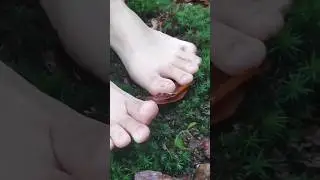 Feel the earth #shorts #feelings #nature #feet #toes