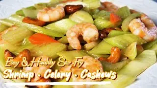 Best chinese style celery recipe with shrimp and Cashew nuts