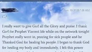 God is faithful! Another powerful testimony