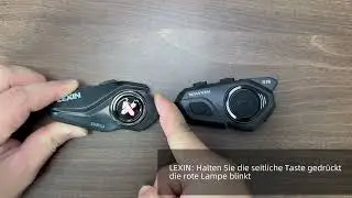 WAYXIN R16 Motorrad Bluetooth Headset &ndash;motorradhelm -Intercom mit Dual-Chip,