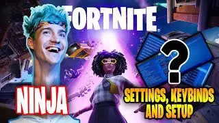 Ninja Fortnite Settings keybinds New Sensitivity and Setup 2021