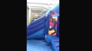 Our brand new Disco Bounce & Slide. Has built in disco lights and built in Bluetooth speaker.