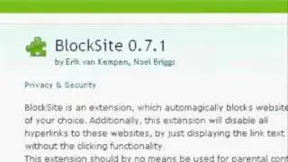 Blocking websites in Mozilla Firefox