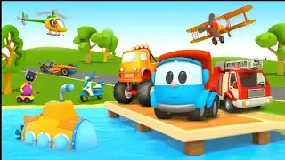 Leo 2 and cars game 🎮  | cartoon game video  |  Little baby cartoon game #cartoon #viral #trending