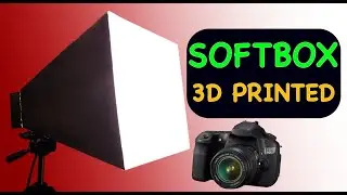 3D Printed SOFTBOX - How To Make Softbox at Home