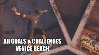 Tony Hawk's Pro Skater 2 Remake - Venice Beach California - All Goals & Challenges