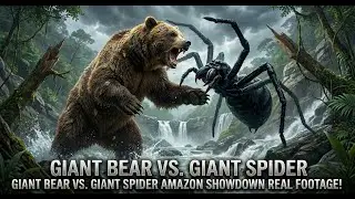 Amazon Monster War: Giant Spider vs Giant Bear 🕷️🐻