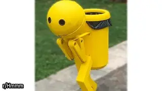 r/Hmmm | Lil Trash Man Doing His Job