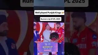 Runner up for this season ❤️ This team deserves too ! #ipl2025 #viralshort #trendingsong #punjab