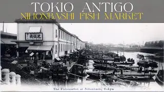 Quadro Foto Est&aacute;tico - Nihonbashi Fish Market &ndash; T&oacute;quio Antigo - Old Tokyo