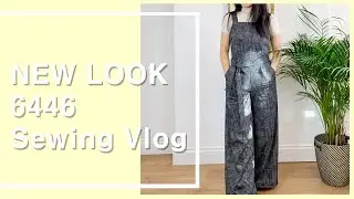 New look 6446 Jumpsuit. Short & Simple Sewing Vlog 뉴룩패턴으로 점프수트만들기 3분영상
