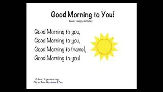 Good Morning (translated into Paiute)