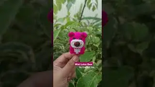 Crochet Mini Lotso Bear  #cute #handmade #diy #crochet #crochetlee