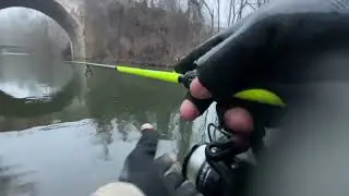 Creek Fishing  For Trout After The Rain With Jerk Bait