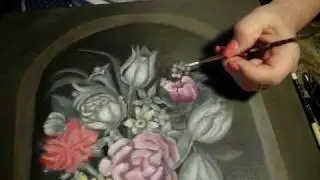 D-10 MM 1st color glazes top right rose 5.mov