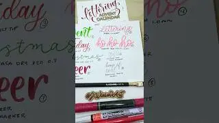 Blackwing Matte Pencil #letteringadvent #advent2023 #lettering #handwriting #pencilcalligraphy