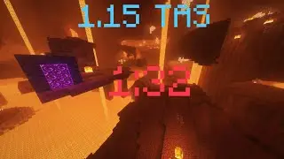 Minecraft 1.15 TAS in 1:32 (Set Seed Glitchless)