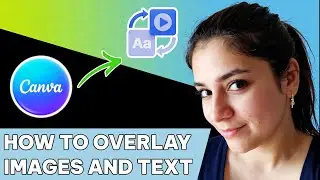 How to overlay images and text in Canva videos