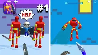Gun Master 3D - Shoot 'Em Down - Hyper Hybrid Casual - Gameplay Walkthrough (iOS & Android)