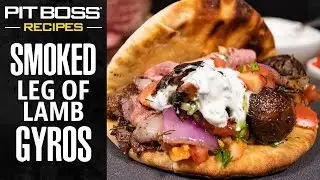Smoked Hanging Leg of Lamb Gyros | Pit Boss Grills Recipes