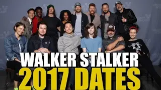 Walker Stalker Convention 2017 Dates Walker Stalker Con Dates February To December 2017