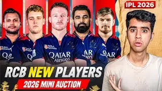 RCB Target Players 2026 Mini Auction | RCB Squad 2026 New Players | RCB Auction Strategy 2026 IPL