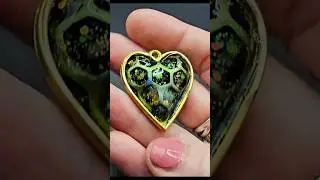 Make Eye-catching  Faux Dichroic Glass beads #jewelrymakingathome