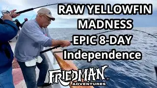 Friedman Adventures Raw: Non-Stop Yellowfin Action – 8 Days of Pure Chaos & Fun on the Independence!