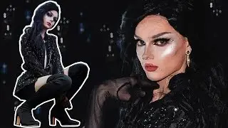DARK GLAMOUR Boy to Girl Drag Transformation Tutorial - AVA