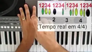 Sonho de Amor(Aula de Teclado)-ÓtimoExercício de terças no teclado-Ricardo Brito