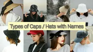 Types of Hats / Caps with Names || Hats with names || Caps with names