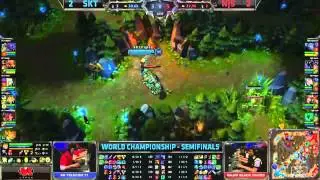 [Worlds Semifinals 2013] D1G5 - SKT vs NJS