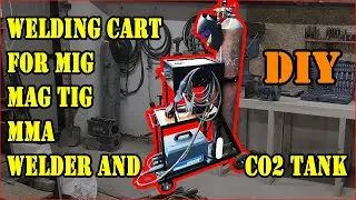 Ultimate Welding Cart Build: Organize Your MIG Welder and CO2 Tank