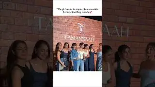 &ldquo;Girls showing up for her shine, boys standing strong by her side.#tammanah #samantha #kajalagarwal