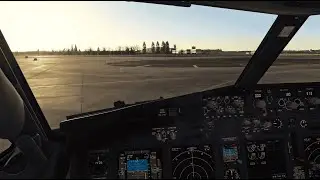 REAL or SIM ✈️  | Boeing 737 Takeoff in Perfect Weather | 4K60FPS Ultra Graphics