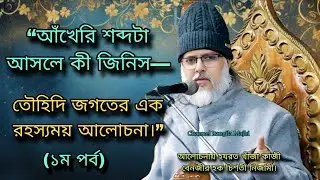  “আঁখেরি শব্দটা আসলে কী জিনিস—তৌহিদি জগতের এক রহস্যময় আলোচনা।” কাজী বেনজীর হক চিশতী নিজামী 