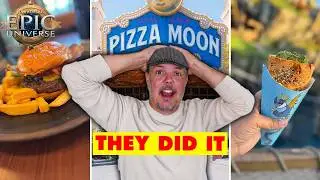 SHOCKED at the food we tried at Epic Universe