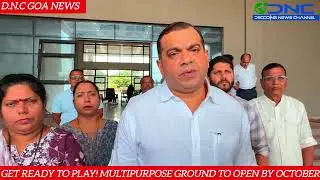 Get Ready to Play! Multipurpose Ground to Open by October