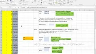 Excel - one-way ANOVA (with built in functions)
