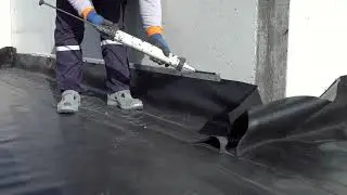 Lineflex EPDM Parapet Detail Application