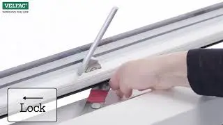 Using a Velfac opening restrictor with ventilation position