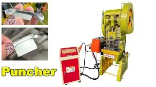 Puncher for shutter door side parts | Slat door side block punching machine