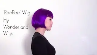 ReeRee Wig by Wonderland Wigs - Short Purple Bob wig Tel - 07868449674