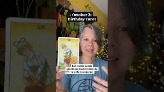 October 21 Birthday Tarot: Overcoming anxiety and mental stress! Time to breathe and center.