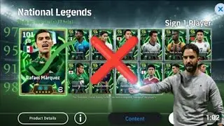 efootball National Team Selection [ National Legend ] || How To Train Rafael Marquez In efootball 