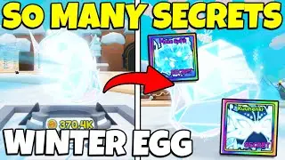 I HATCHED SO MANY WINTER SECRETS IN BUBBLE GUM SIMULATOR INFINITY! | BGSI