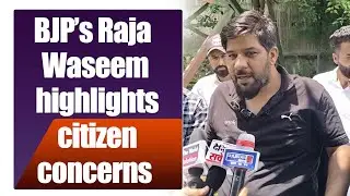 BJP Shopian President Raja Waseem Raises Public Issues in Press Conference